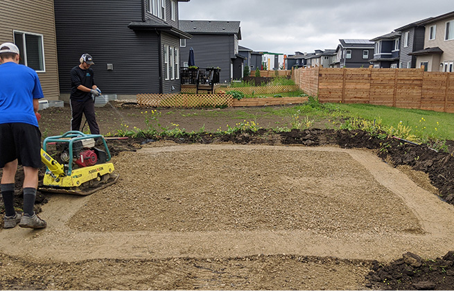 patio construction process in Edmonton